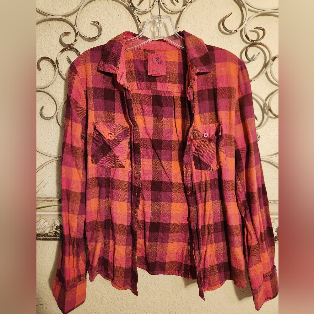 🦄 Nollie Plaid button down